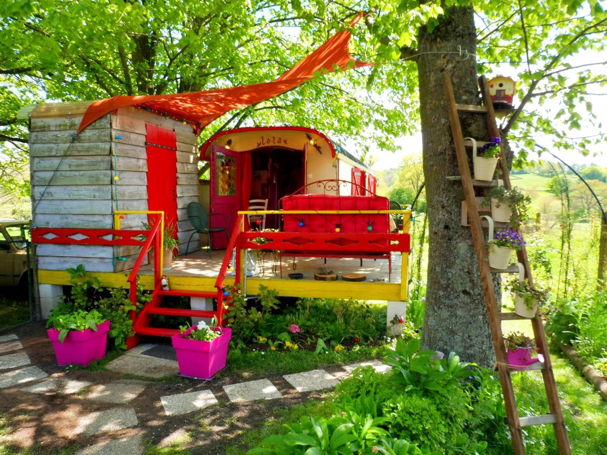 La Roulotte De Lola - Chambre D'Hotes La Celle  Kültér fotó